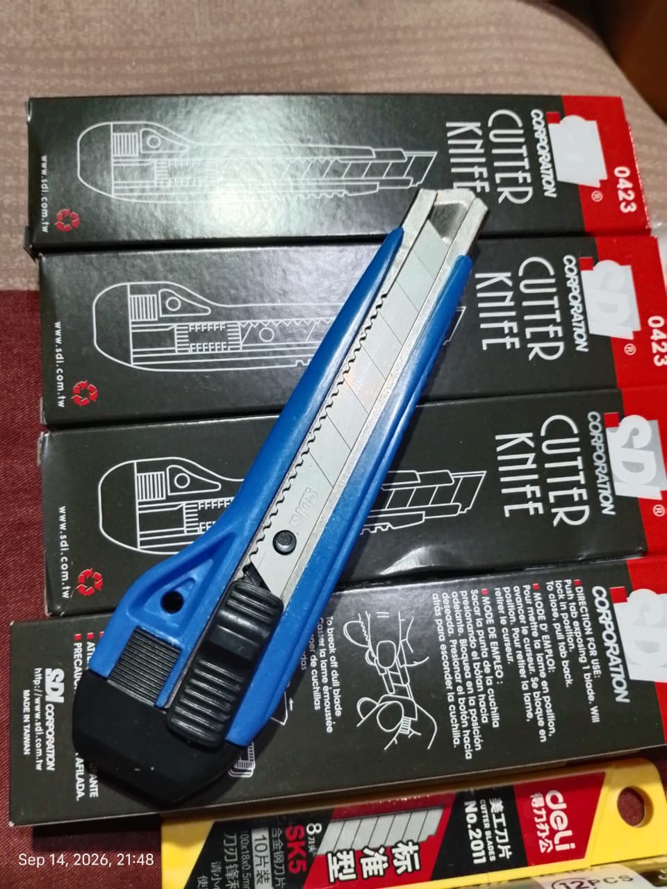 🔪 SDI Cutter Knife 0423 – Precision Cutting Made Easy Strong • Sharp • Reliable - Image 3