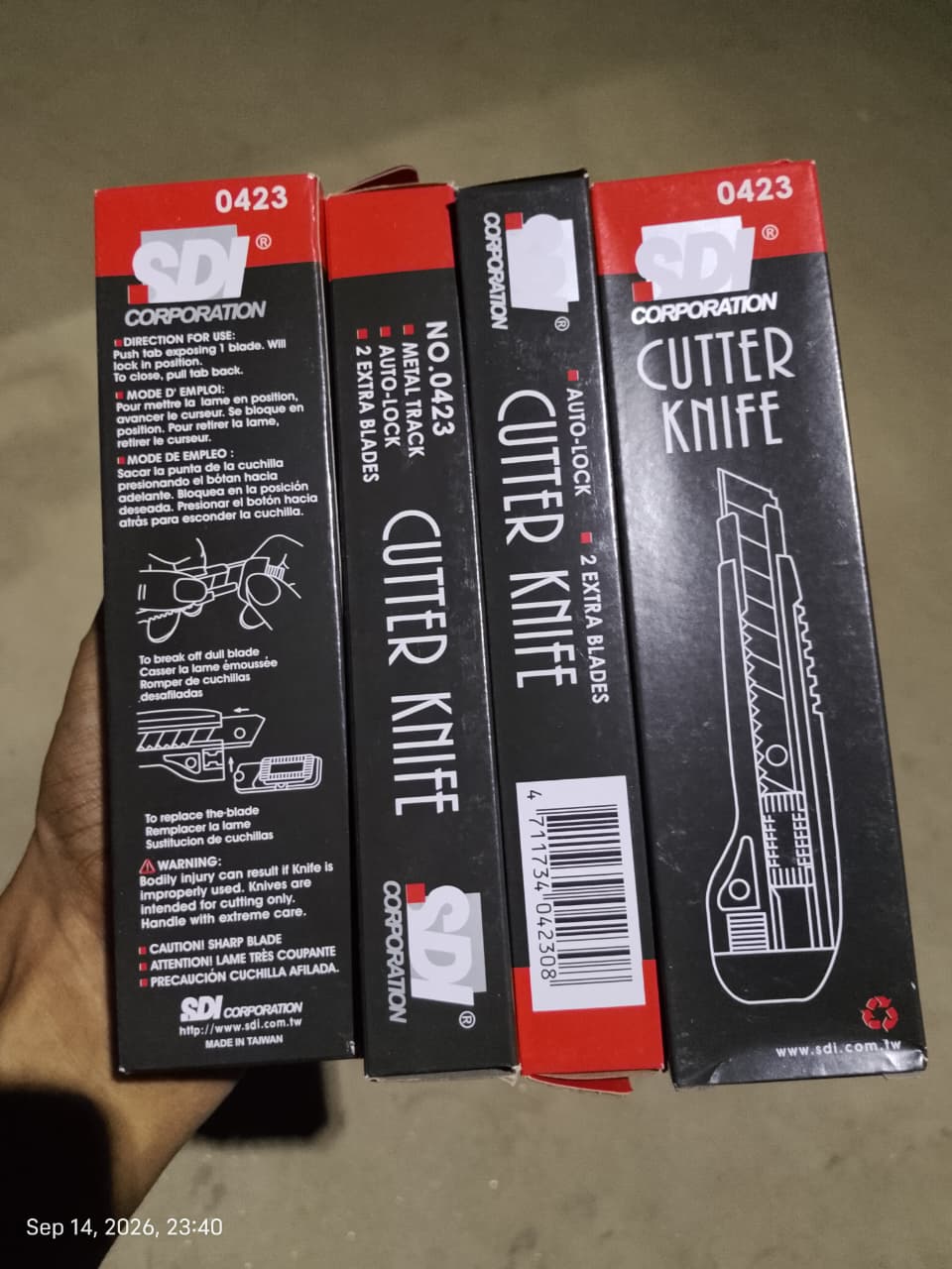 🔪 SDI Cutter Knife 0423 – Precision Cutting Made Easy Strong • Sharp • Reliable - Image 2